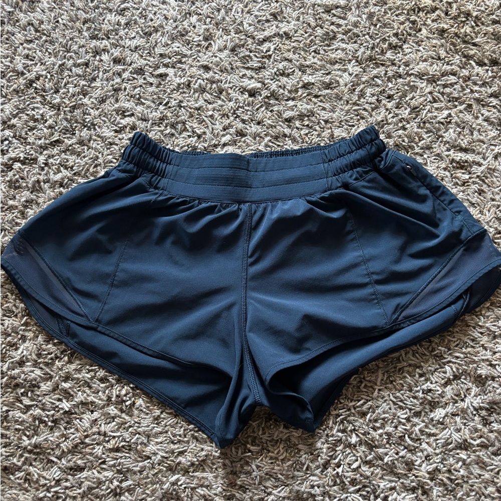 Lululemon Athletica Dark Blue Athletic Shorts